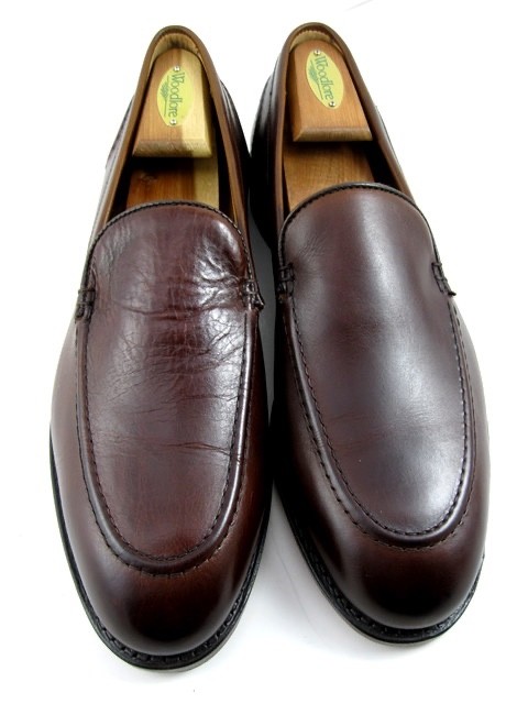 NEW Allen Edmonds “RANDOLPH” Leather VENETIAN Penny Loafers 10 D Mahogany (839N)