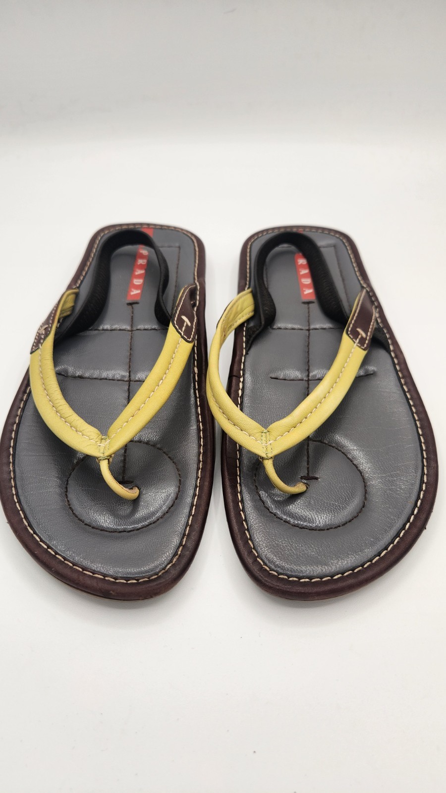 VTG Prada Sport Leather Sandals Women’s EU 39.5
