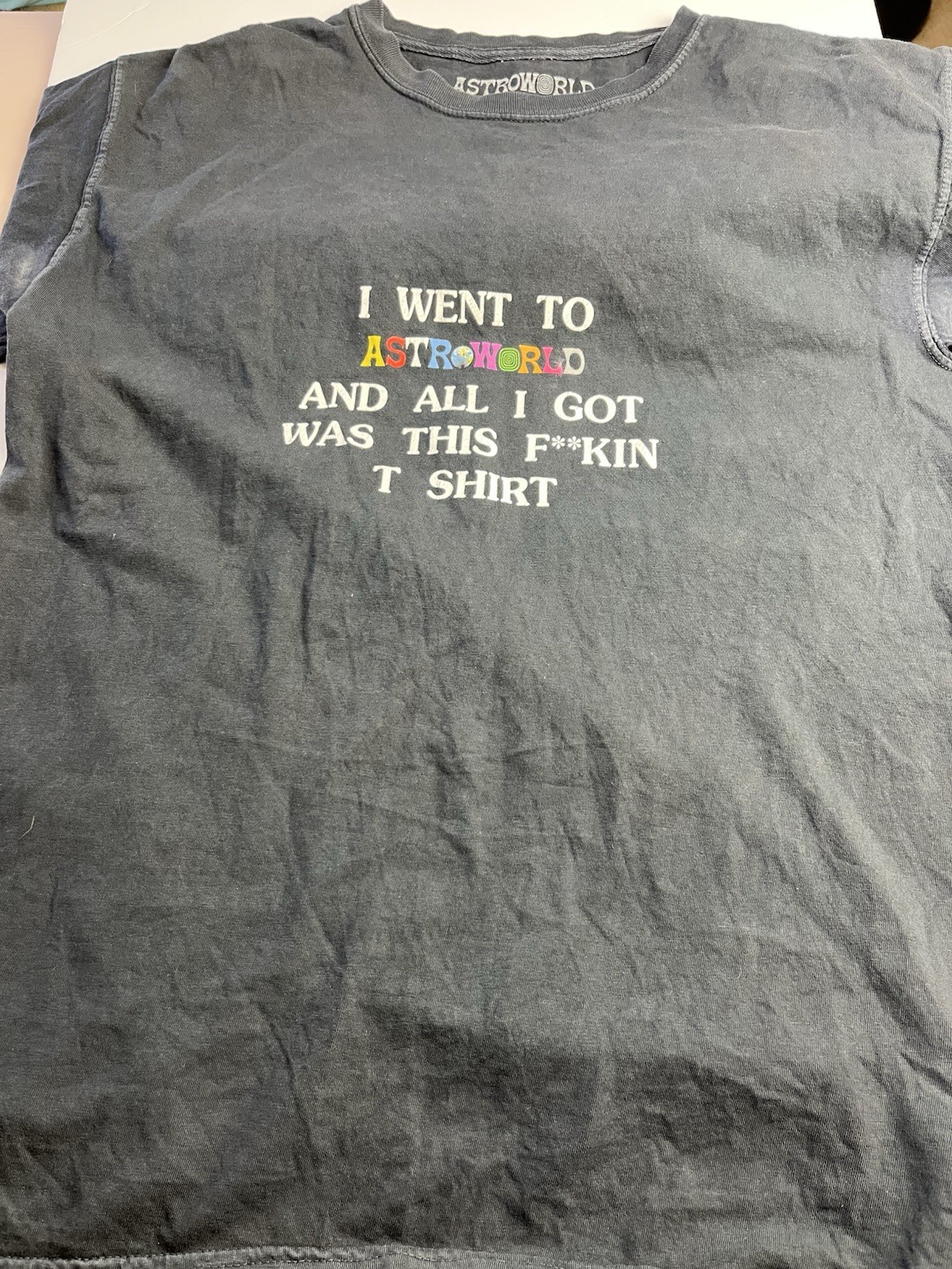 Travis Scott AstroWorld Wish You We’re Here Tour Shirt Men’s Size M Black