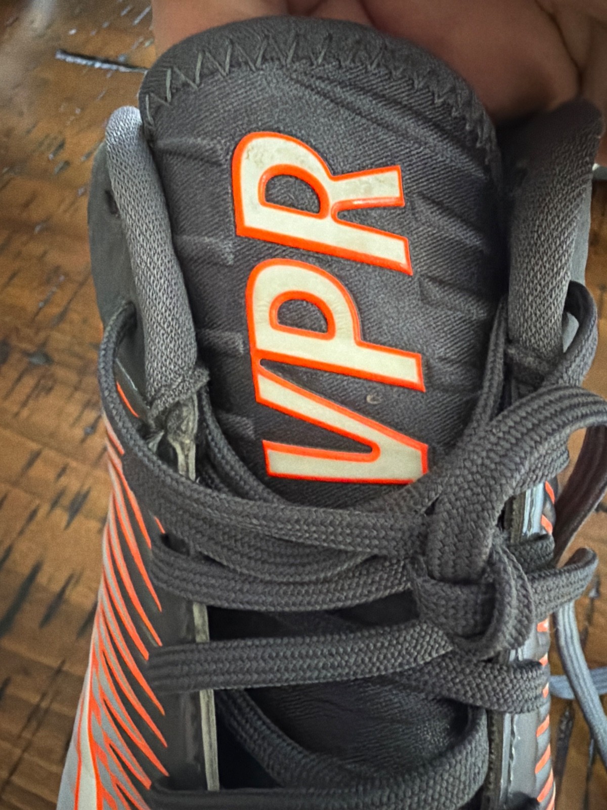 Nike Vapor Speed 2 ‘Gray Orange’856507-010 LAX Lacrosse Cleats Mens size