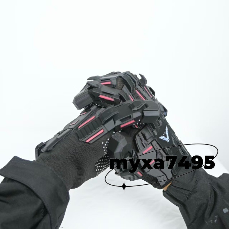 Cyberpunk Mechanical Gloves Tactical Armour Sci-Fi Robot Hand Cosplay Props Gift