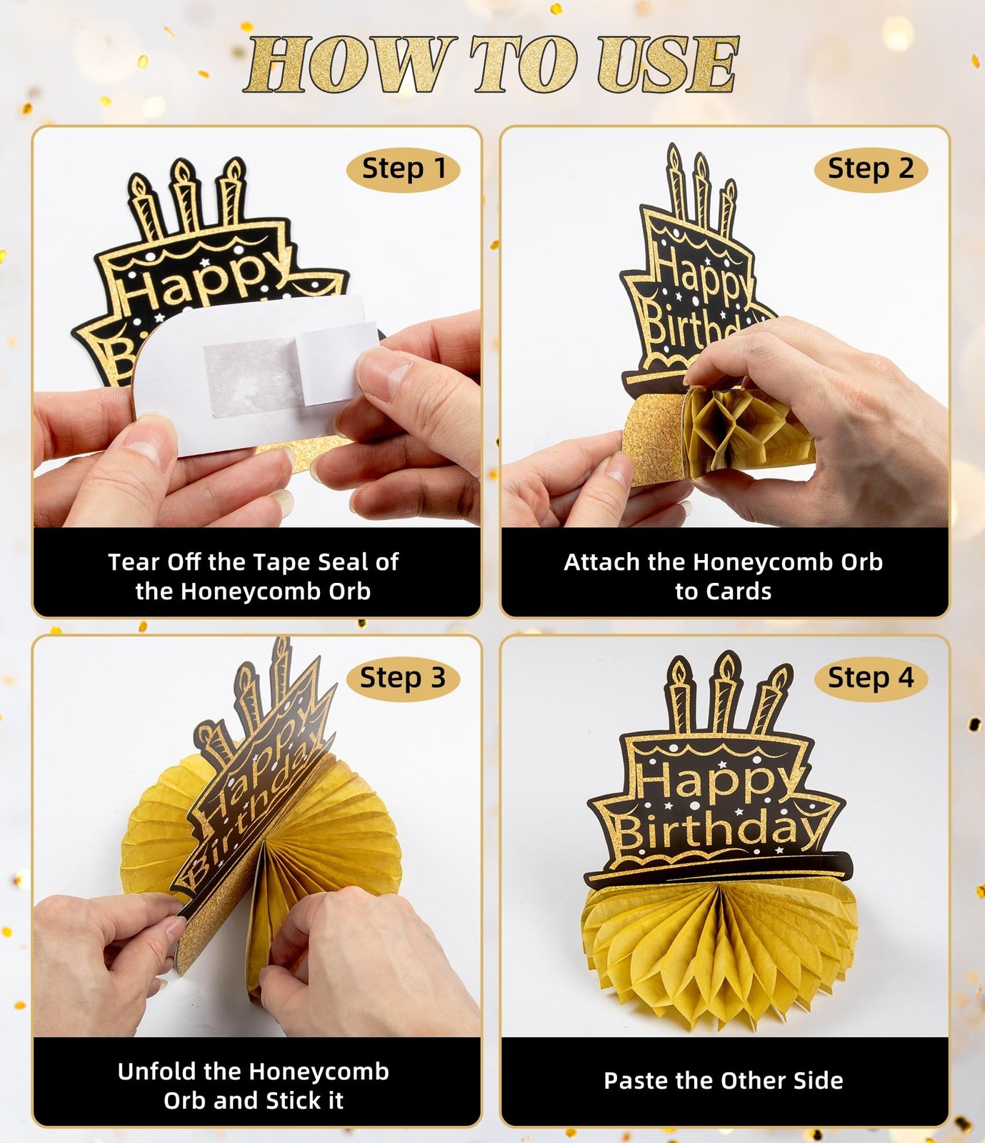 9 Pcs 60th Birthday Decoration for Men Women 60th Birthday Centerpieces for T…