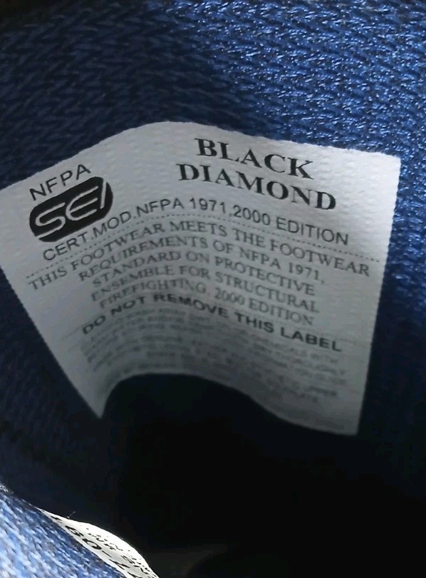 Black Diamond X2 14″ Leather Structural Firefighting Boot 8m 9.5w 277-0911 NFPA
