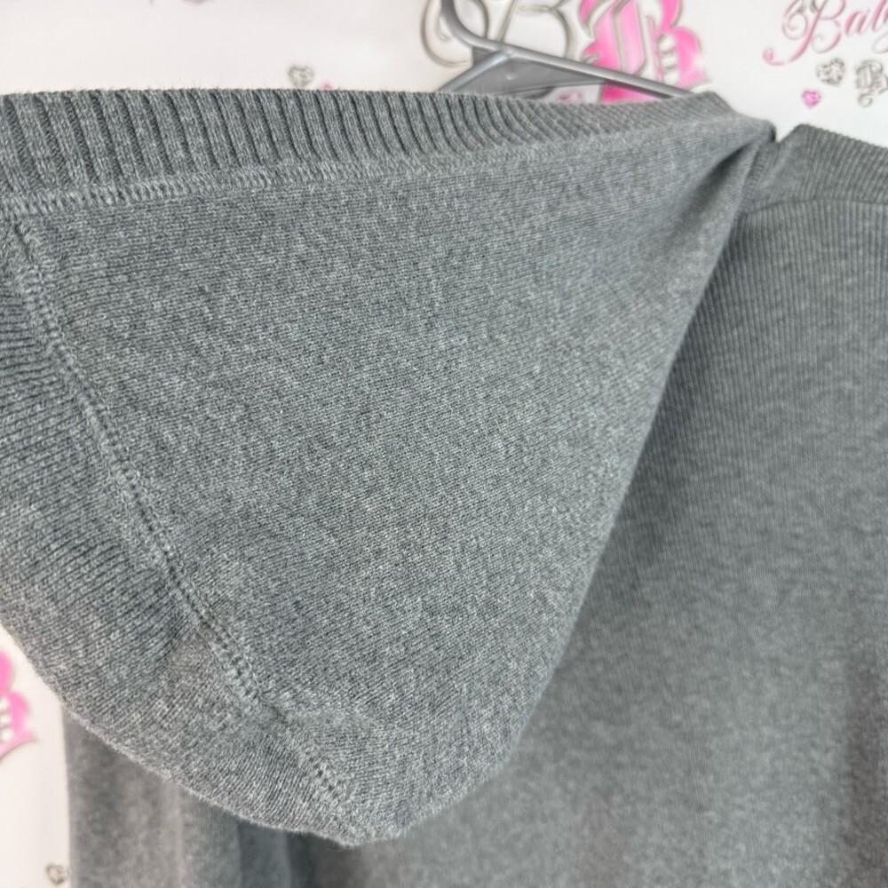 Cotton Ginny sweater zip up long style knit pockets Cozy Gray Women’s Cardigan