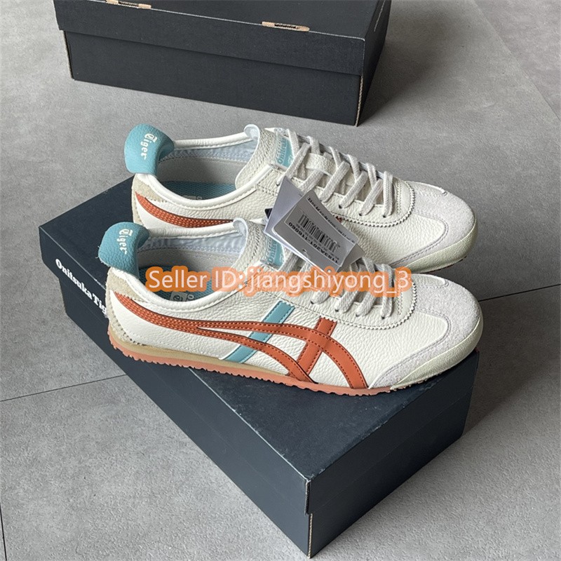 2026 Onitsuka Tiger MEXICO 66 1183A201-116 White Blue Orange