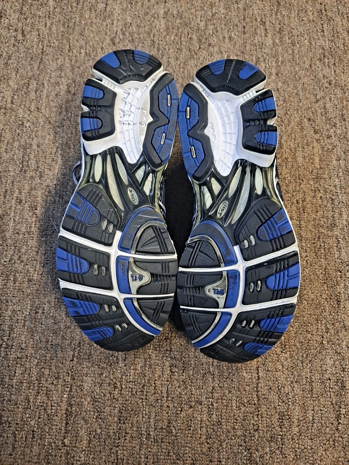 ASICS Gel-Kayano 16, T000N-9990, Size 8.5, Onyx/Black/Royal