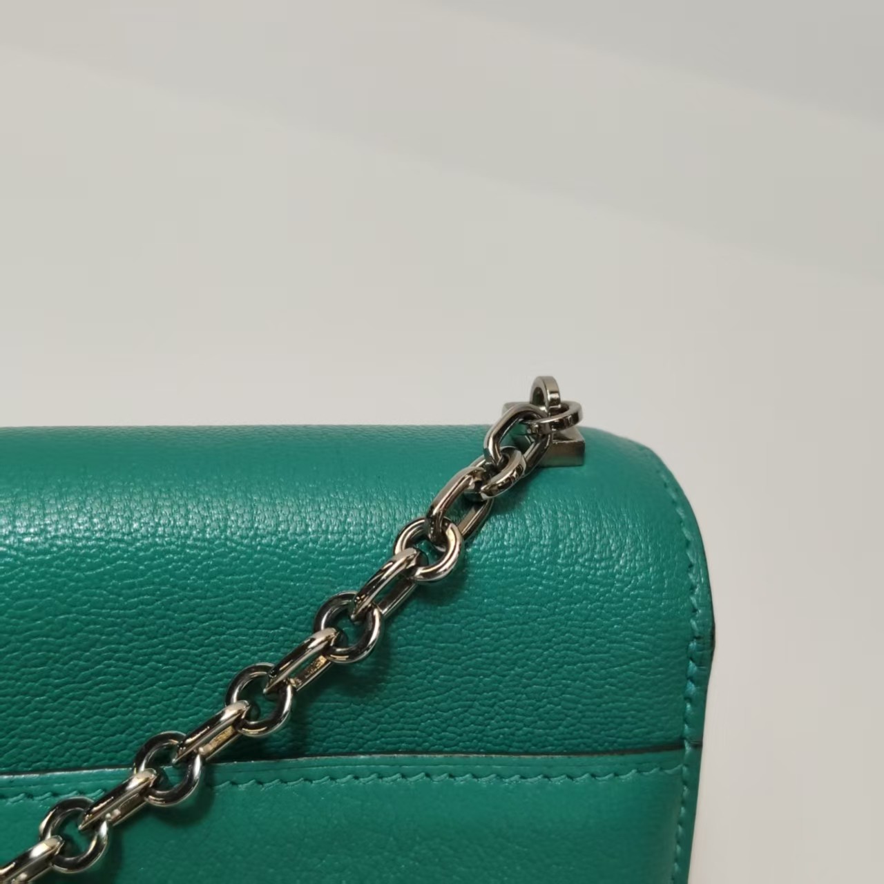 Hermes Verrou Mini 17 Chevre Chamkila Menthe Z6 Green Silver Hardware PHW Auth