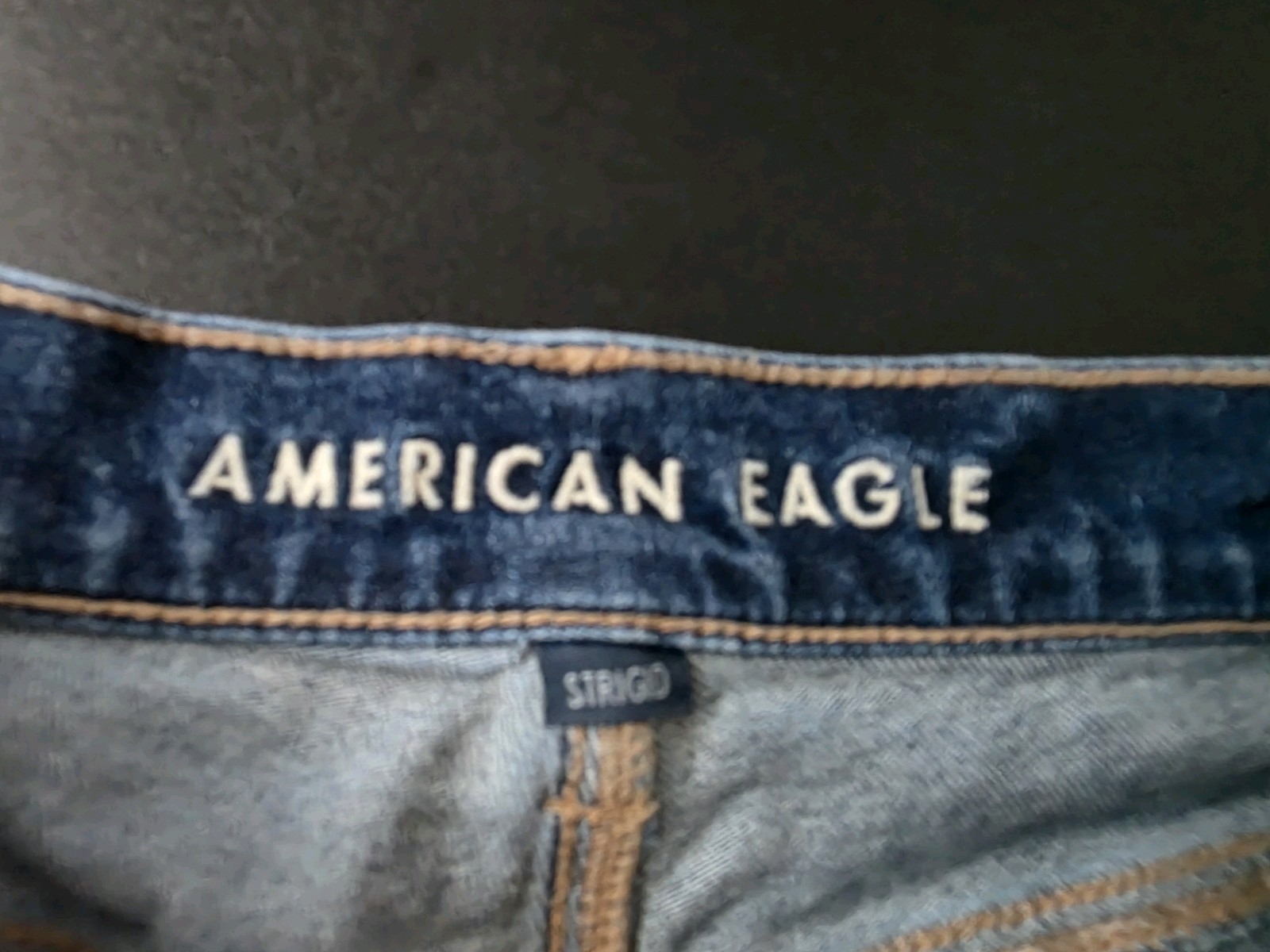 American Eagle AE Ex-Boyfriend Jeans Women’s 6 Short Blue Strigid Low Rise New