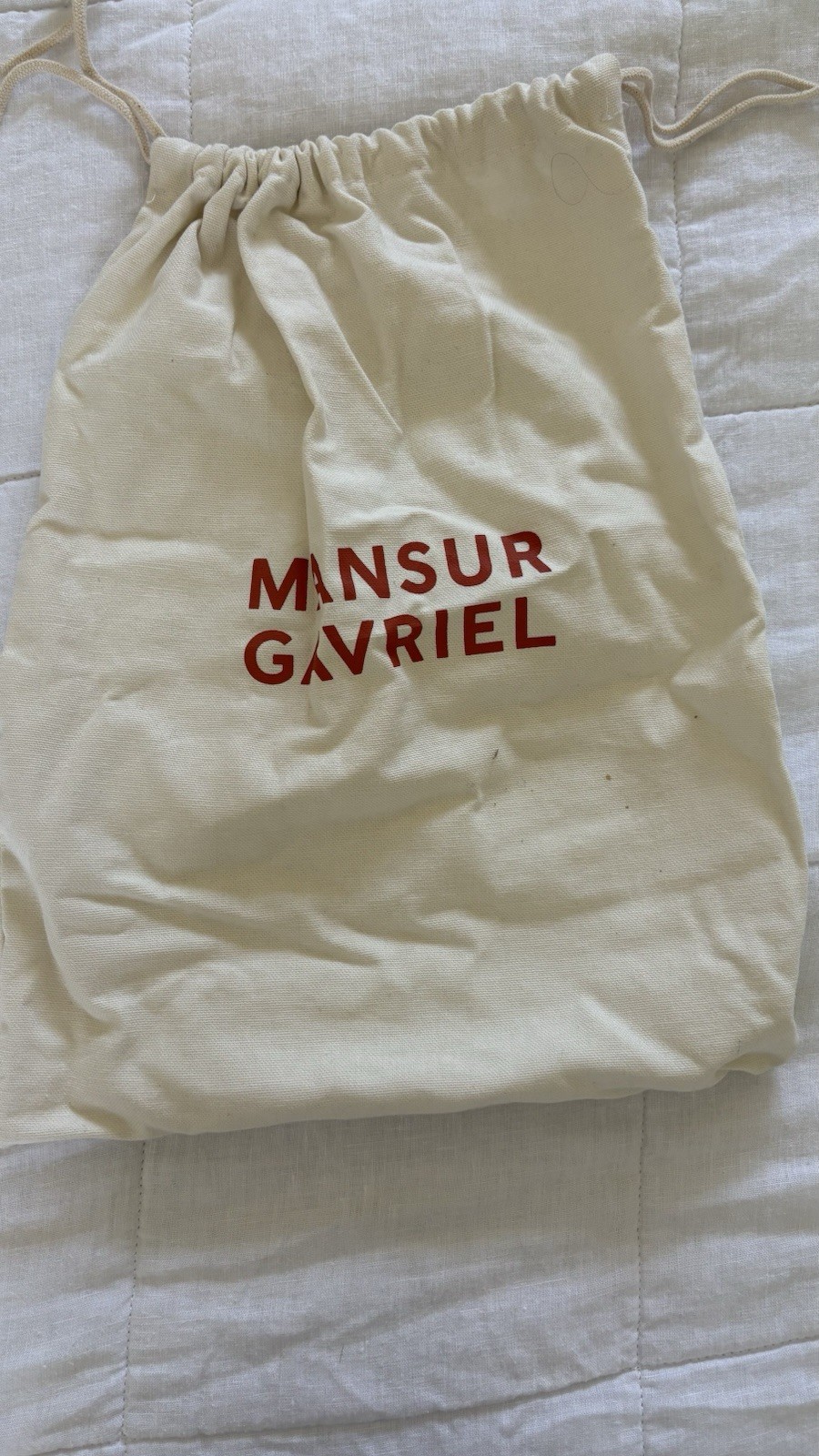 Mansur Gavriel Mini Cloud Clutch Caramel
