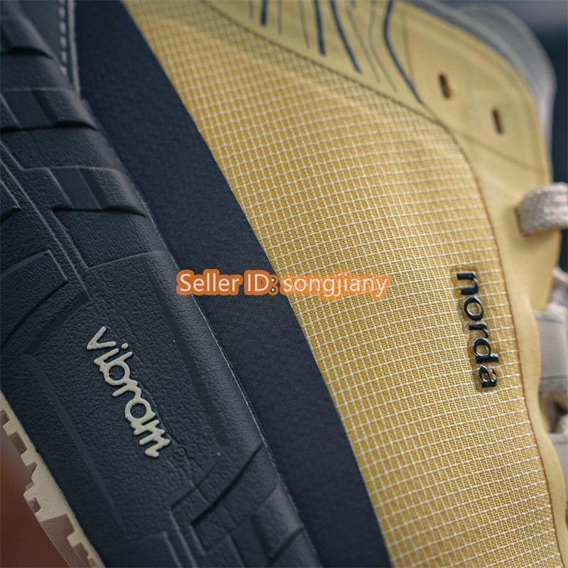 NORDA 001 Dyneema Mountain Outdoor Yellow Black Unisex Sneakers
