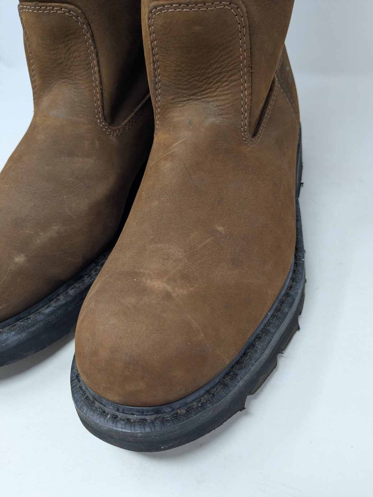 Wolverine Wellington W04727 Men’s Leather Work Western Boots Sz 9.5 Extra Wide