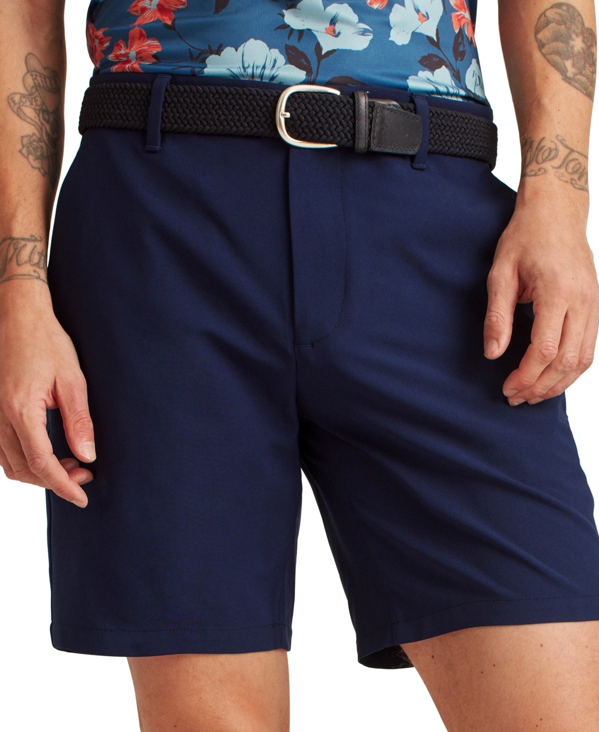 Bonobos Mens Regular fit Casual All Season Shorts 42 Blue Solid
