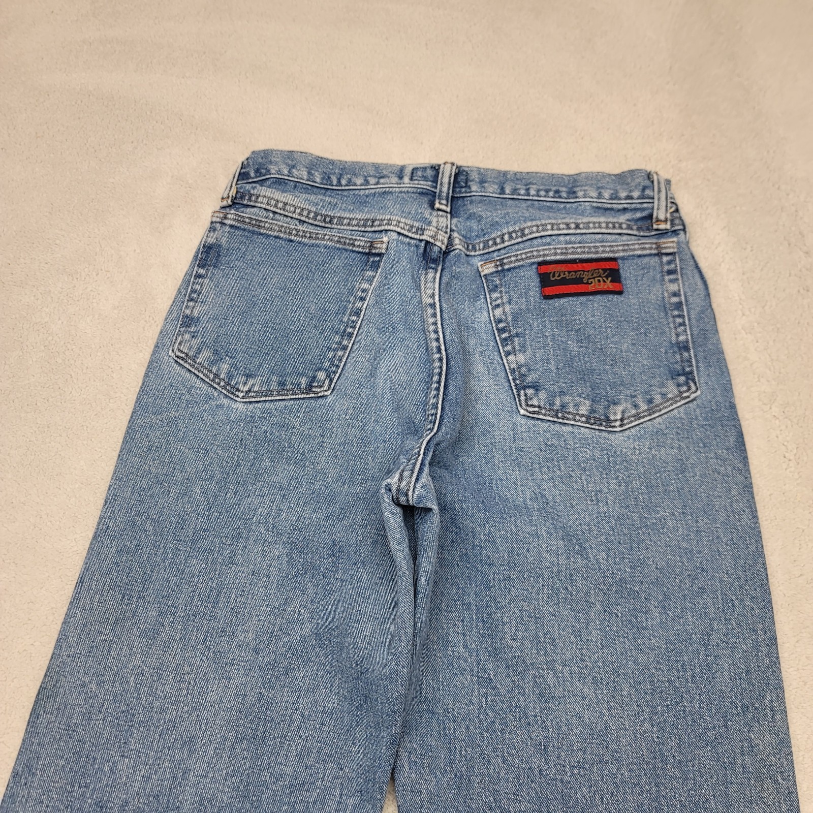 Wrangler 20X Jeans Mens Size 31×36 Blue Style 22 Original Western 22MWXVM *Read