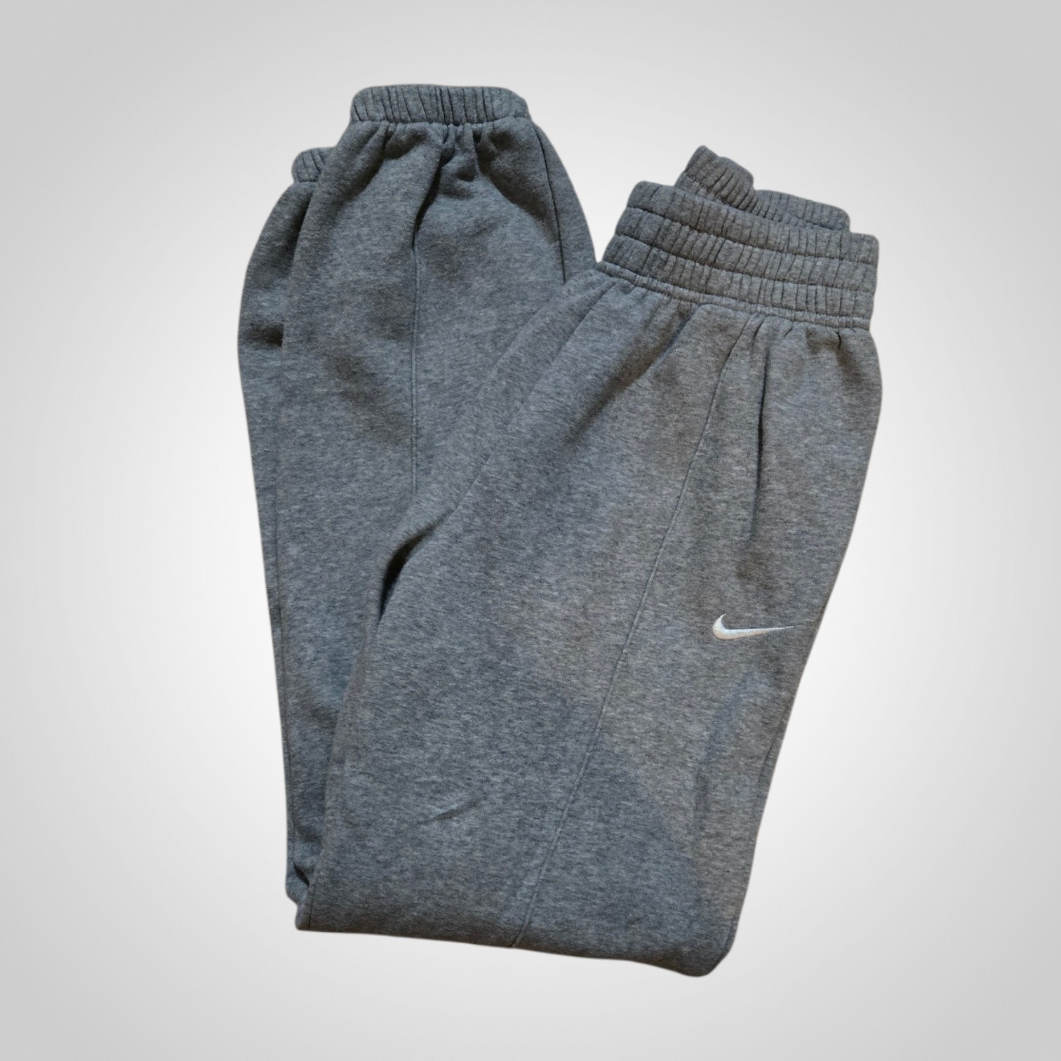 Nike Women’s Gray Jogger Pants White Nike Swosh XS