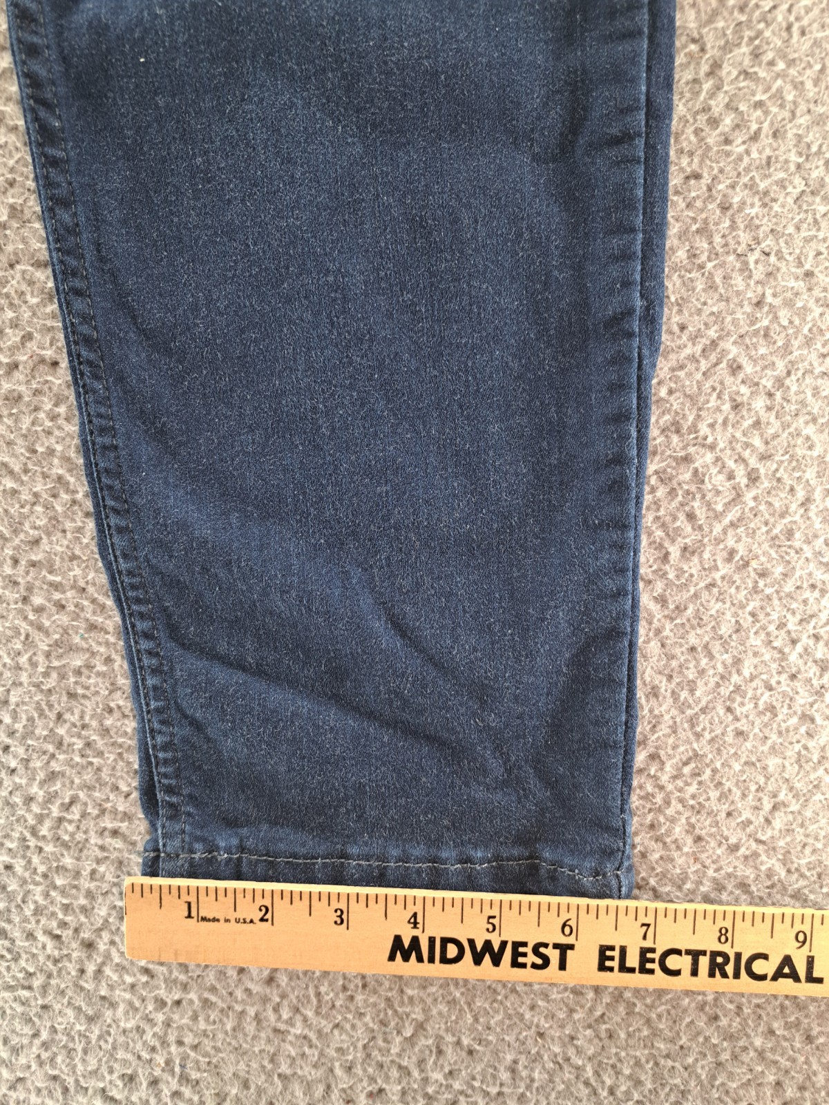 Mugsy Fultons Jeans Mens 32×30 Act 31×29 Blue Dark Wash Straight Leg FLX3NFU