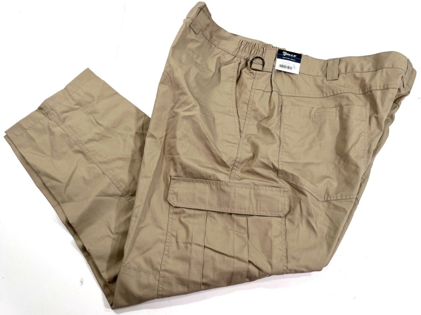 NWT MENS 38×30 GALLS PRO TAC FORCE RIPSTOP TACTICAL CARGO PANTS TR2597 KHAKI