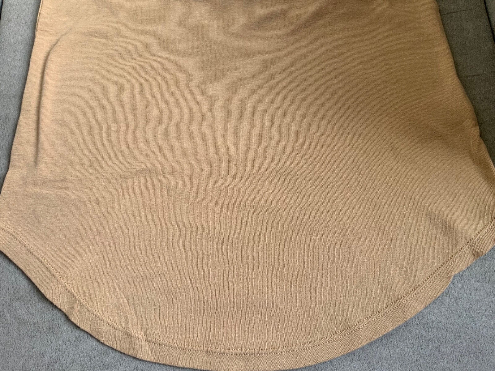 Splendid Rib Knit Halter Cami Tank Top MEDIUM Beige Cotton blend $48 