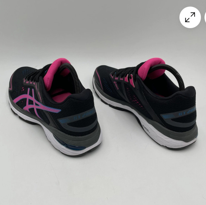 Asics GT 2000 7 Womens Size 9.5 Running Shoes Sneakers 1012A554 Black Pink