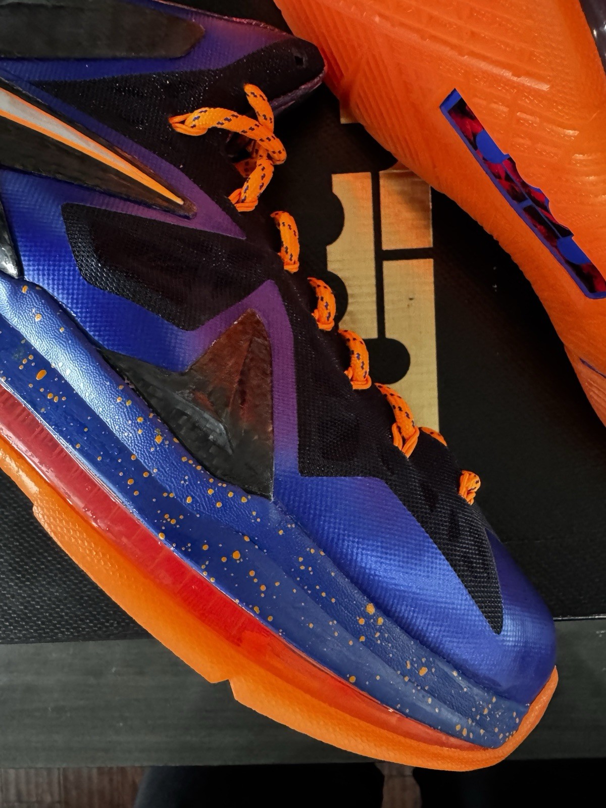 Nike LeBron 10 P.S Elite Superhero 2013 Size 9 Mens 579827-400 New