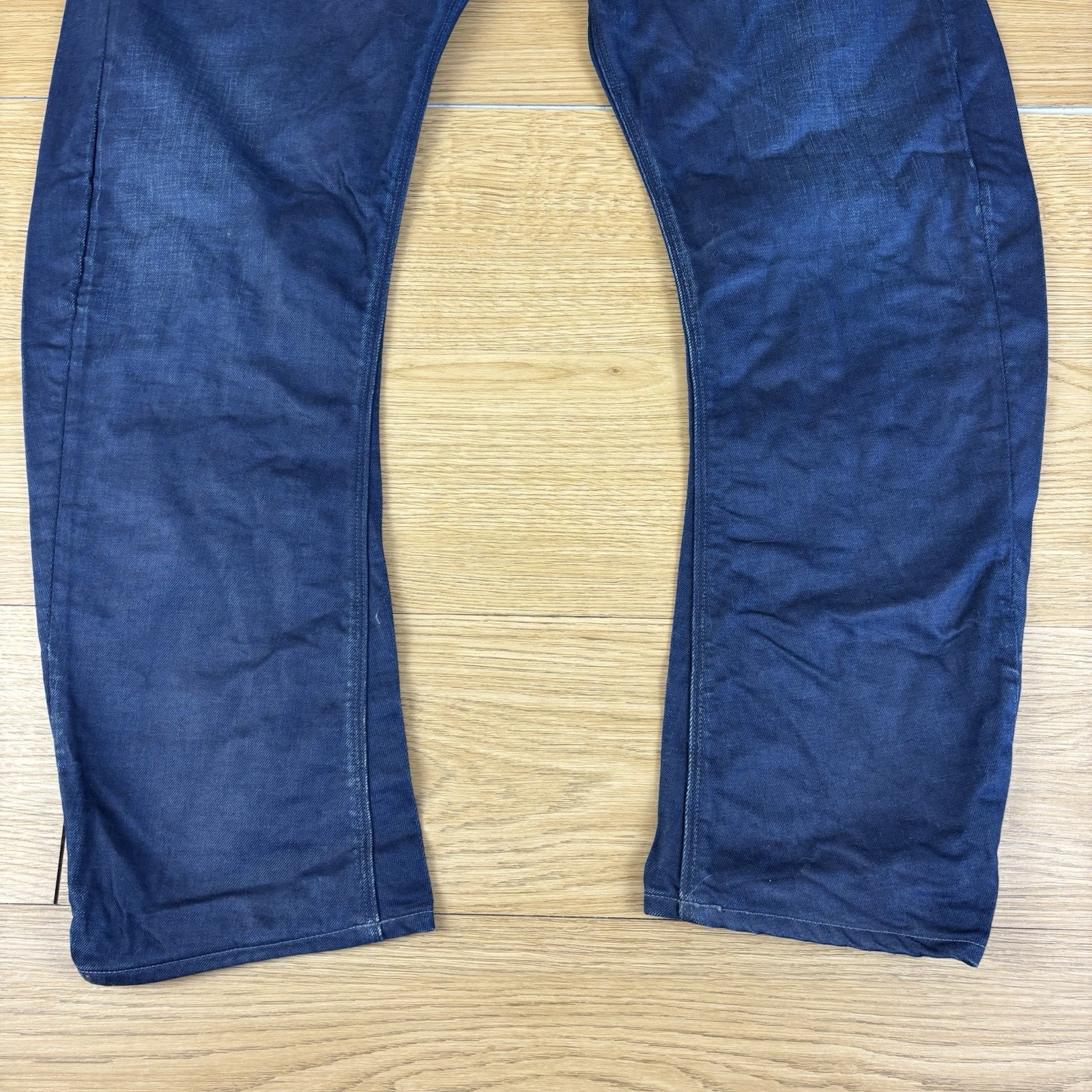 G-Star Raw Dark Blue Denim Type C 3D Loose Tapered Jeans W32 L32 Men’s Button