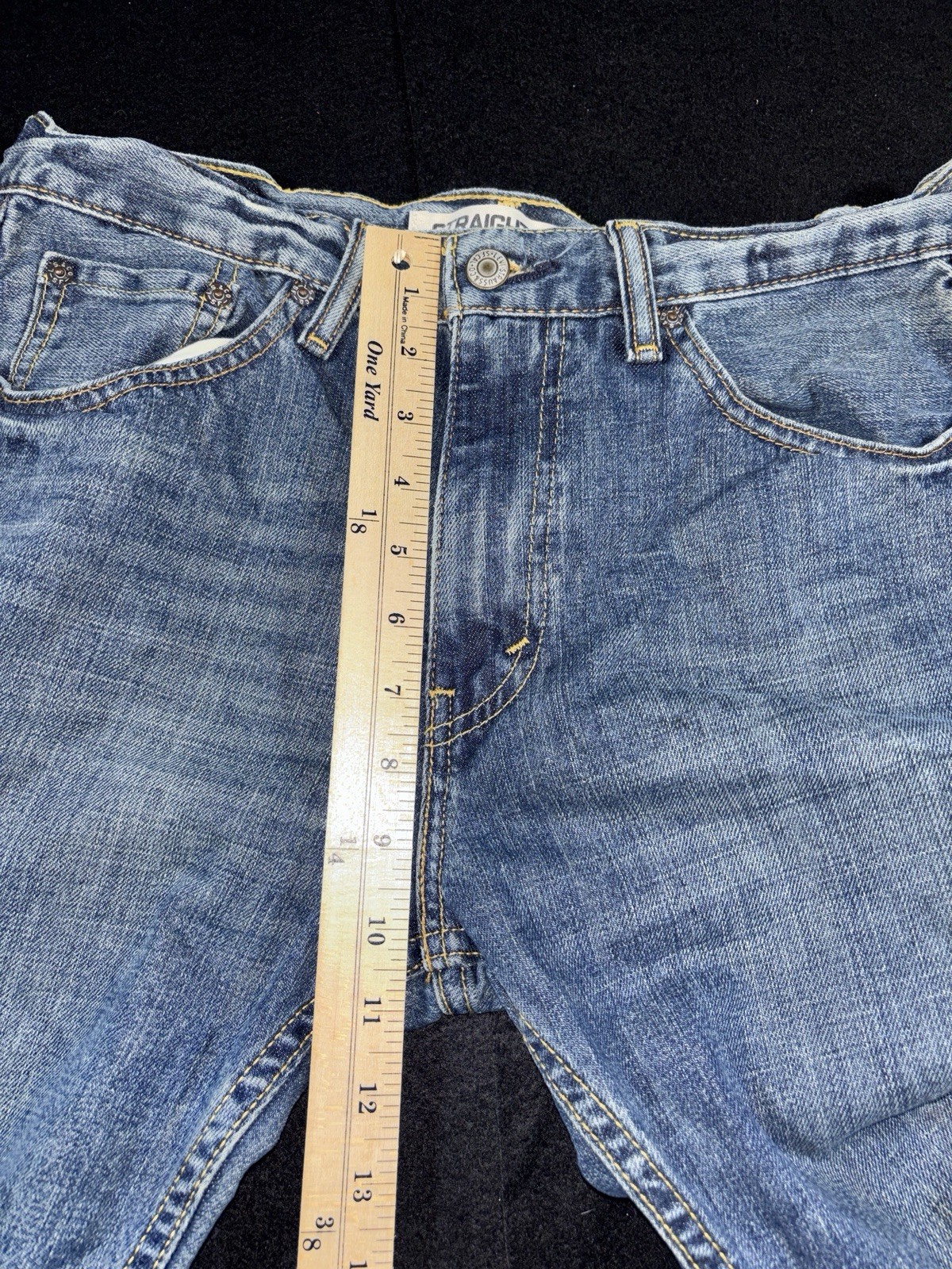 Levis 505 Straight Fit Jeans Mens 30×30 Blue Denim Medium Wash