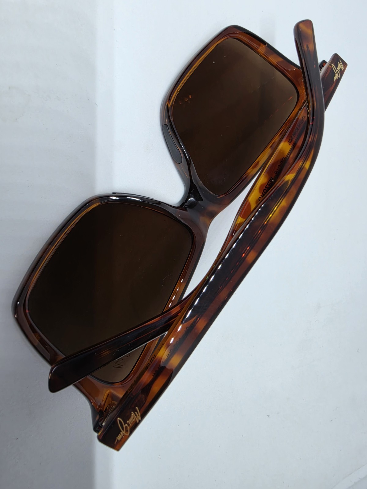 NEW Maui Jim Cruzem Brown Tortoise Polarized HCL Bronze Lens Sunglasses MJ864-10