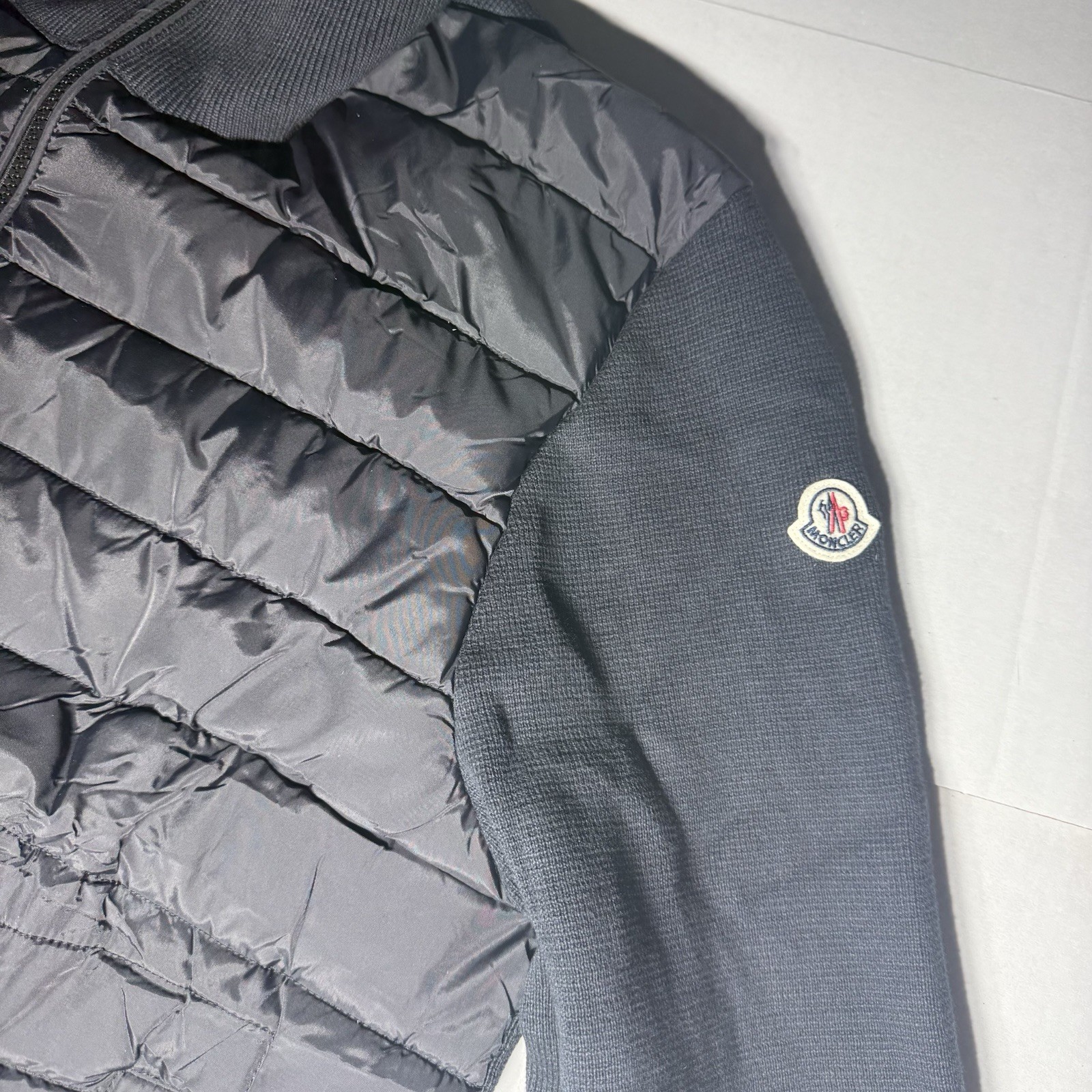 Moncler Padded Zip-Up Cardigan Size Large