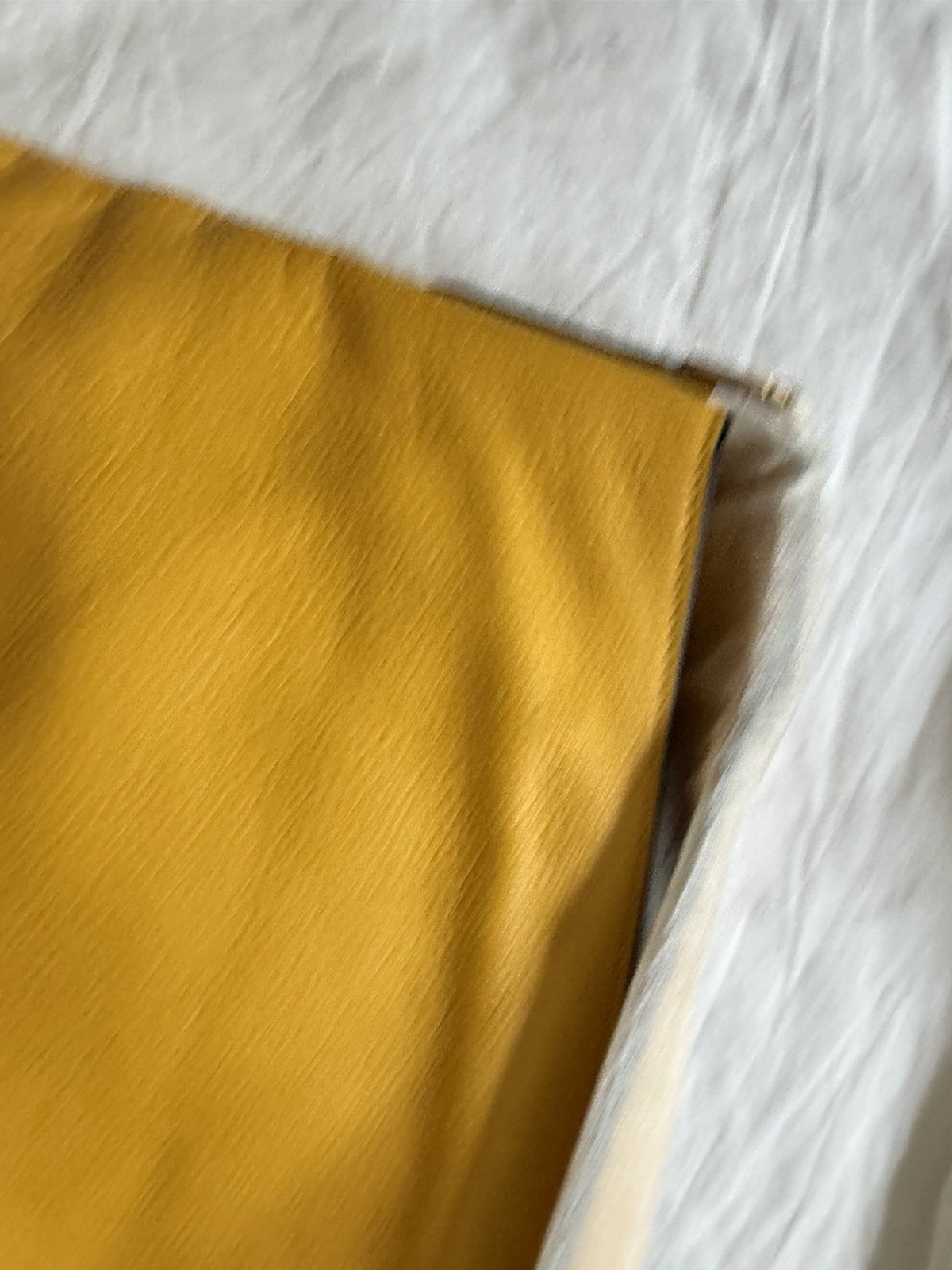 Michael Kors Yellow Large Shoulder Bag Zip Closure w/ Dust Bag