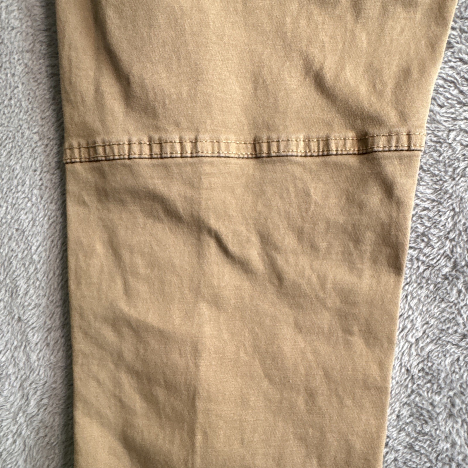 Weatherproof Vintage Beige Straight Fit Cotton Twill Cargo Pants Men’s 30