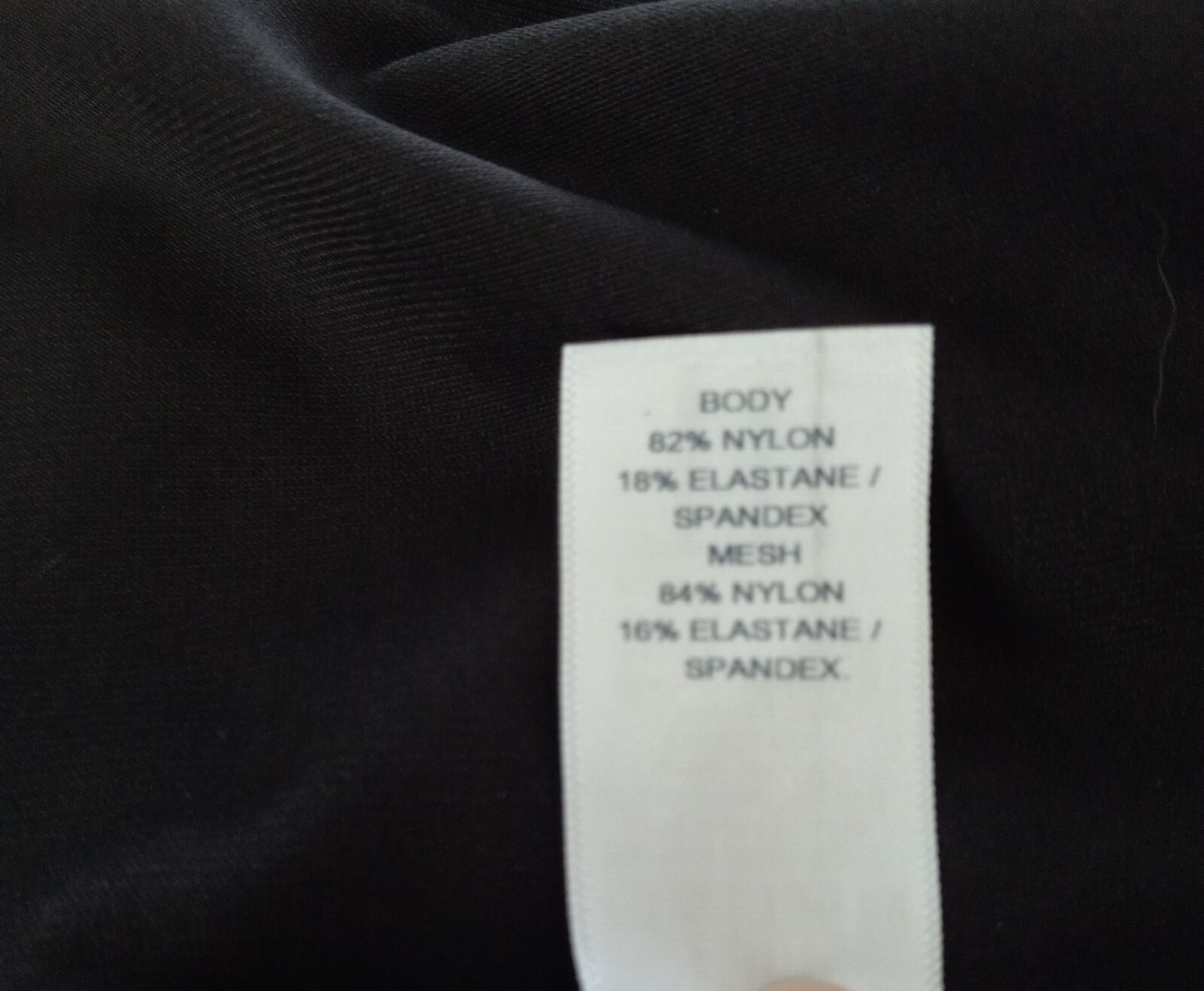 TC Fine Intimates Hi-Waist Thong Shapewear Medium Black Sheer NEW