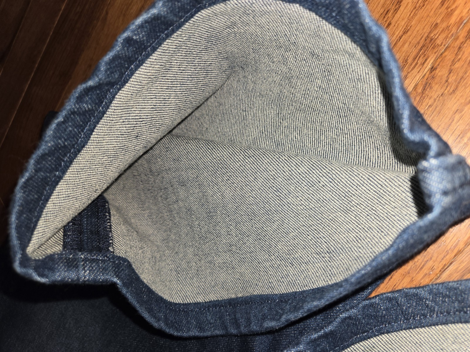 MENS LEVI’S 569 38X30 (FIT 38X28) LOOSE STRAIGHT FIT DARK BLUE JEANS A+ HEM JOB