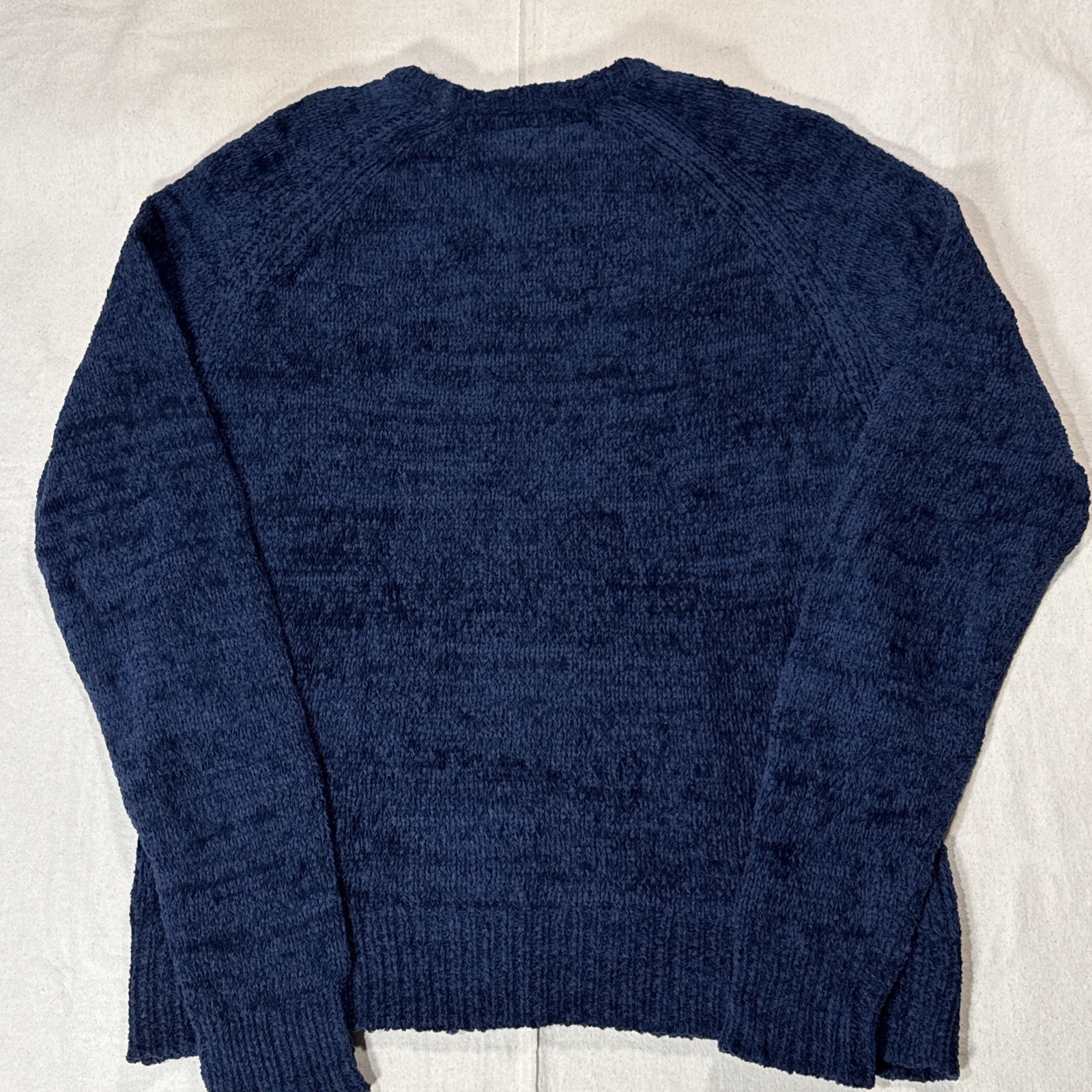 Todd Snyder Men’s Navy Blue Channel Cotton Cashmere Crewneck Sz Medium NWOT
