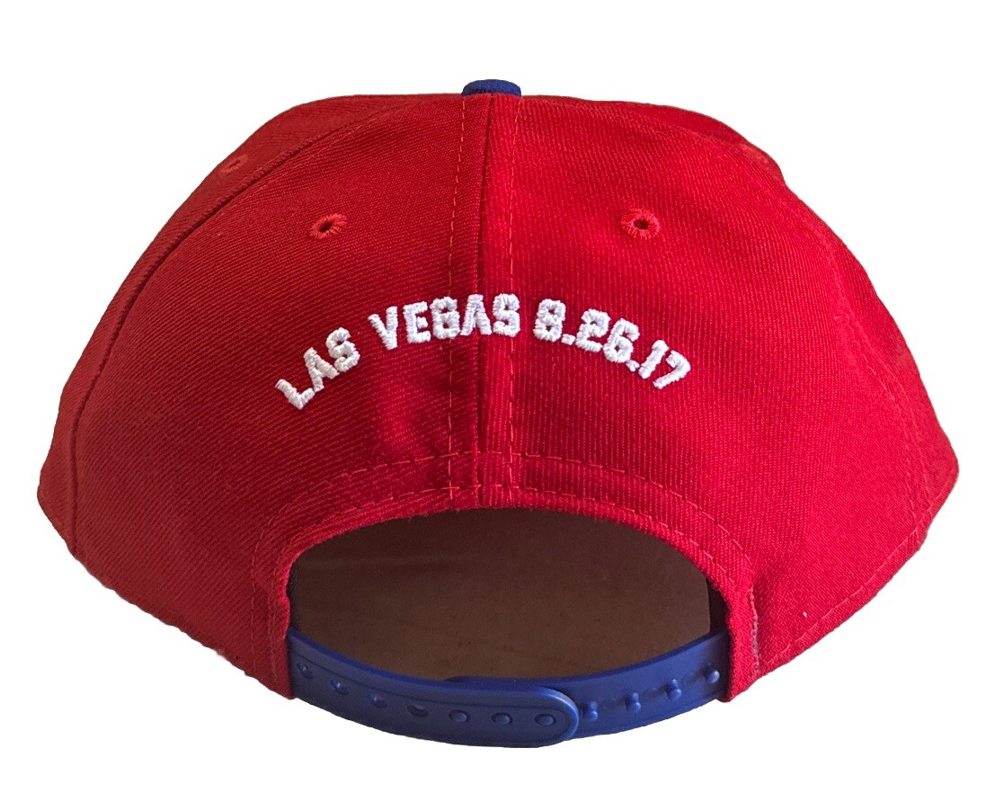 Money Team Floyd Mayweather Boxing New Era SnapBack Hat Cap Las Veags Red & Blue