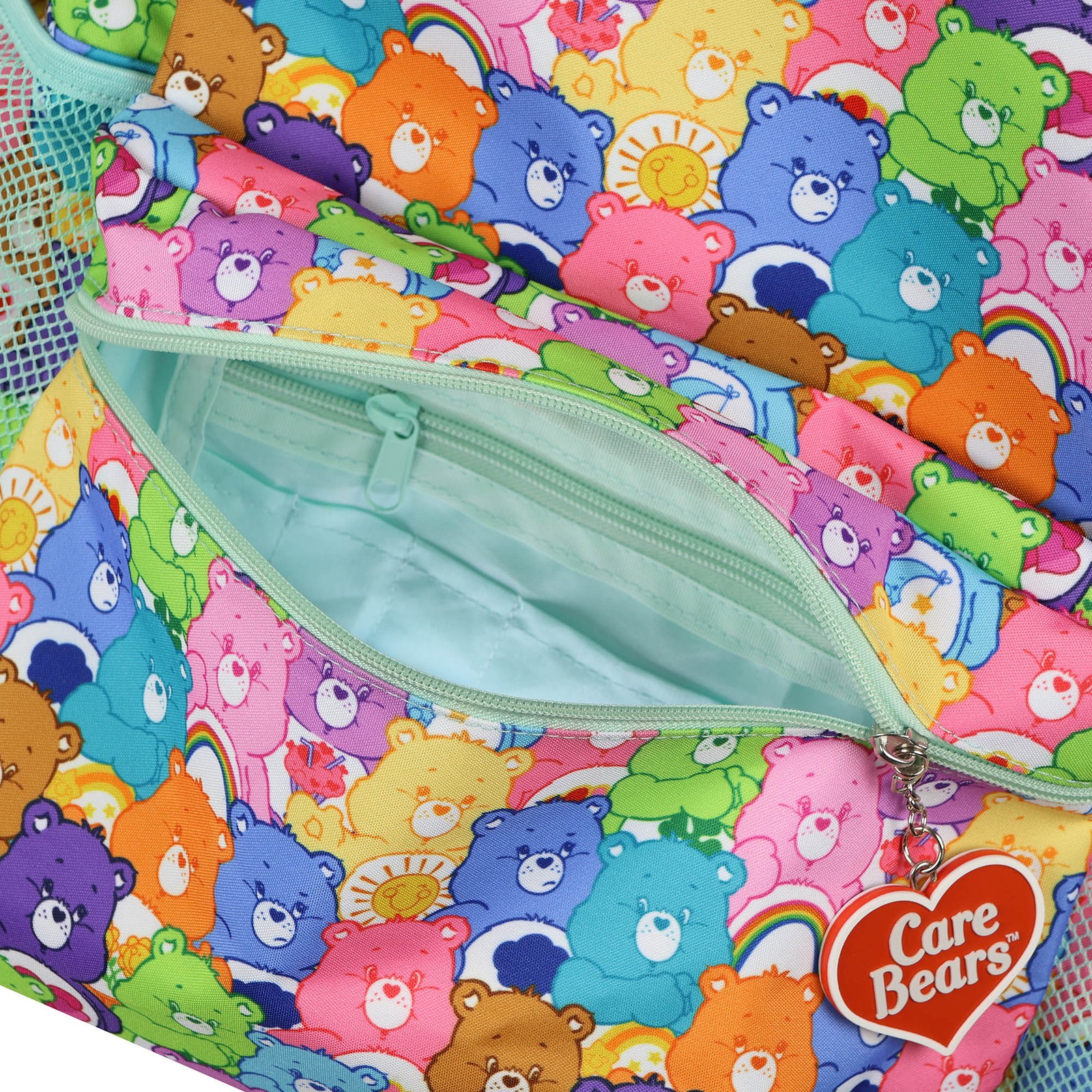 Care Bears Backpack All-Over Character Collage 16″ Multipurpose Book Tote Bag