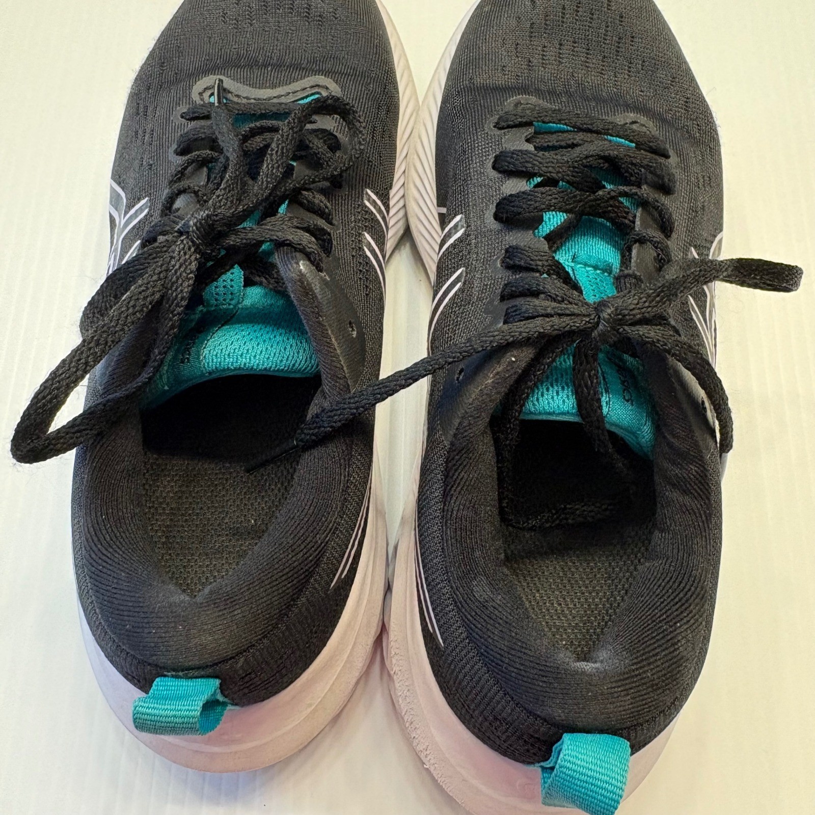 Asics Gel-Excite 10 Running Shoes Womens 6 Wide Black Teal 1012B420 Sneakers