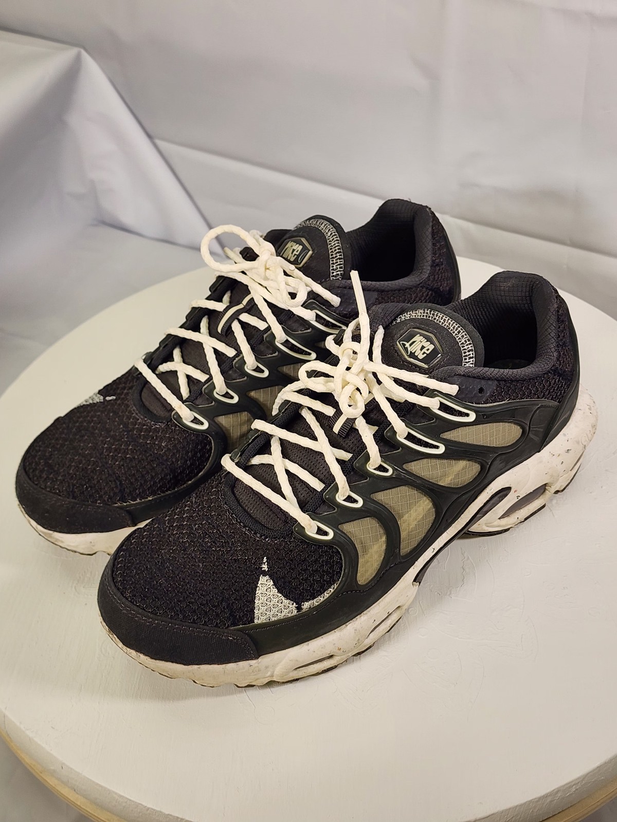 Nike Air Max Terrascape Plus Mens Running Shoes Size 9 Black Crater Foam Sneaker