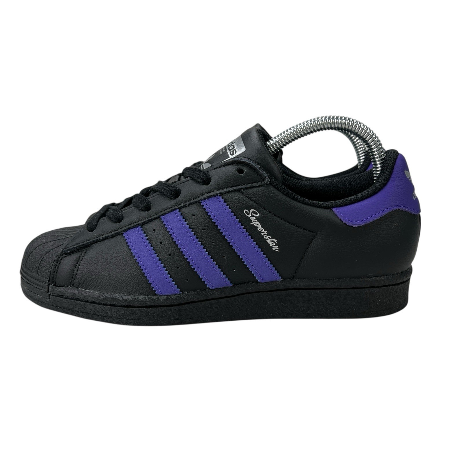 Adidas Superstar Shell Toe Core Black Purple Shoes IE3000 Women’s Sizes 6 – 7.5