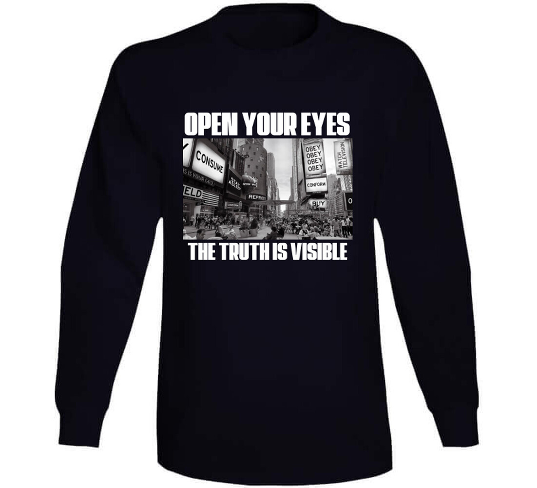 Open Your Eyes The Truth Is Visible They Live Roddy Piper Fan T Shirt