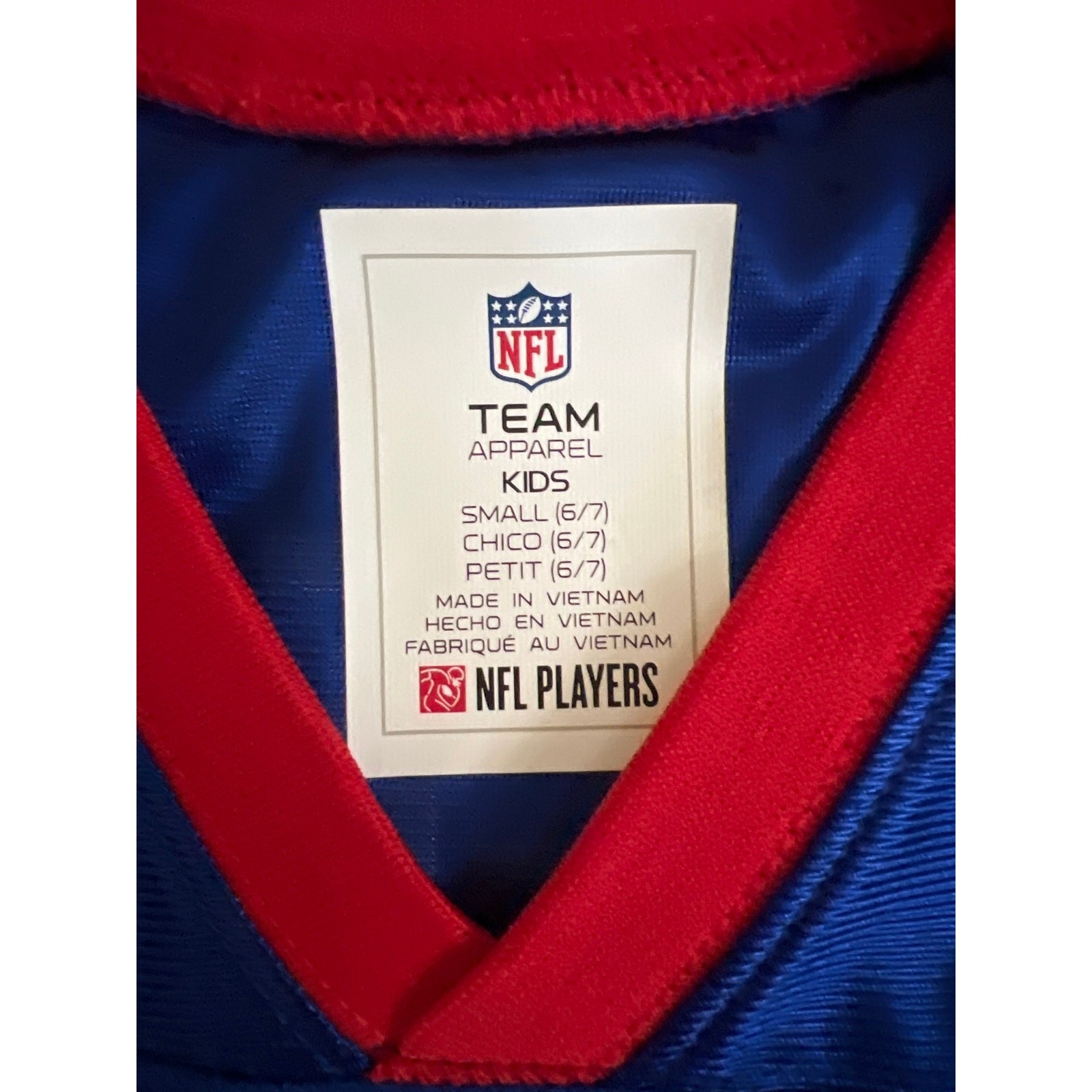 NFL Youth Small (6/7) Buffalo Bills #17 Josh Allen Jersey
