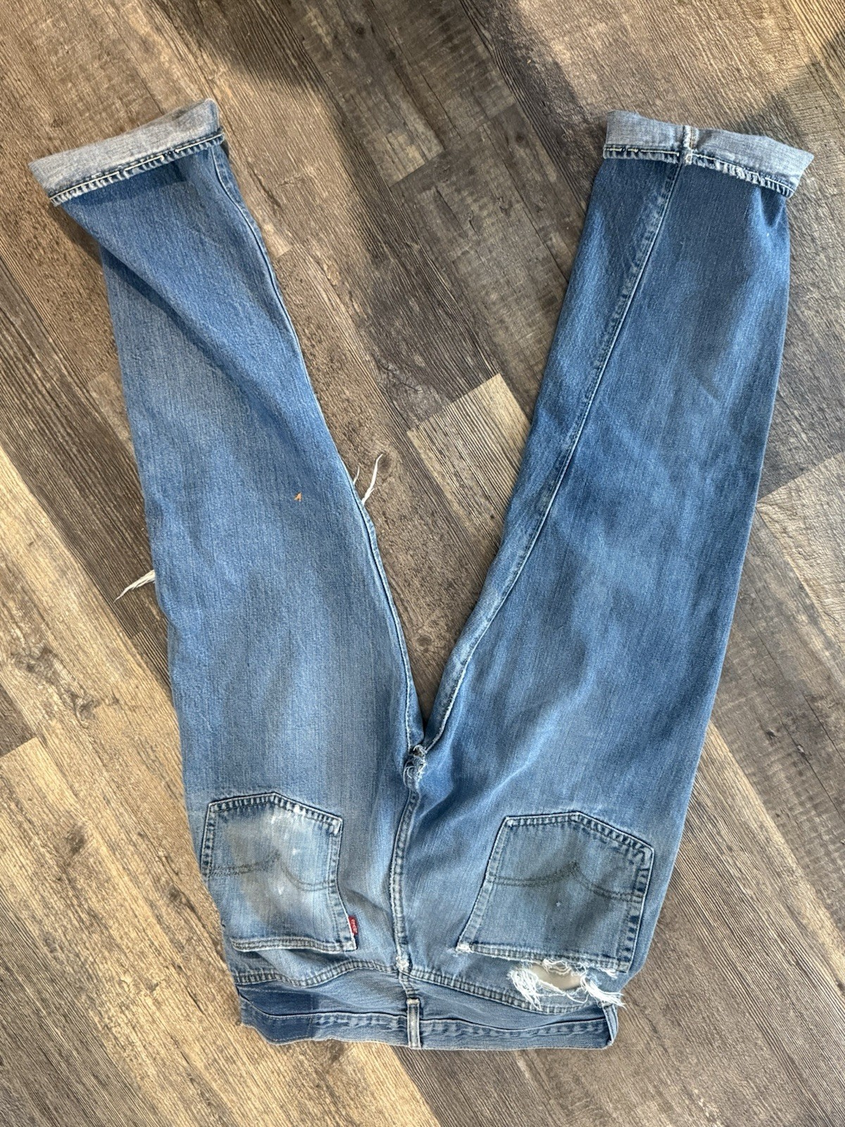 Levi’s 501 Selvage Single Stitch 70s Button Fly Measurement In Pictures