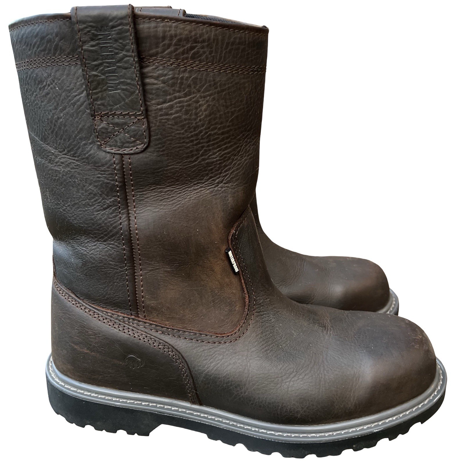 Wolverine Men’s Floorhand Waterproof Wellington Work Boots Steel Toe Size 12 EW