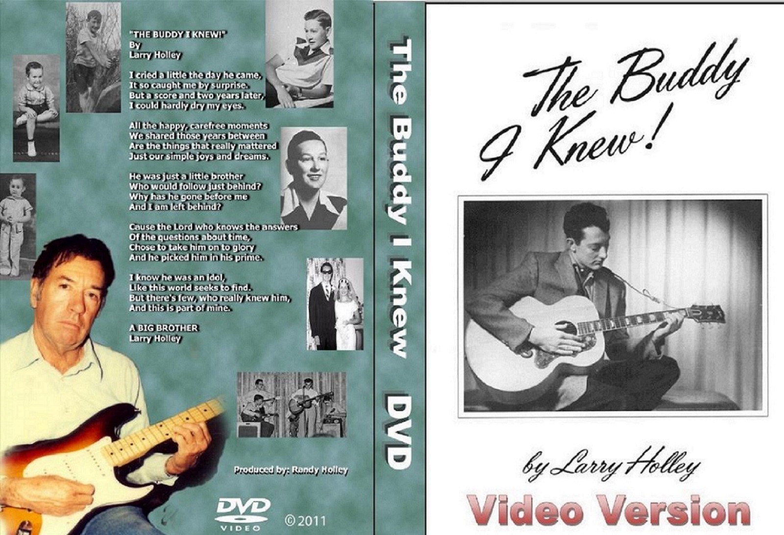 Buddy Holly “Holley Tile” Cap and Buddy DVD of Buddy’s history, from his family!