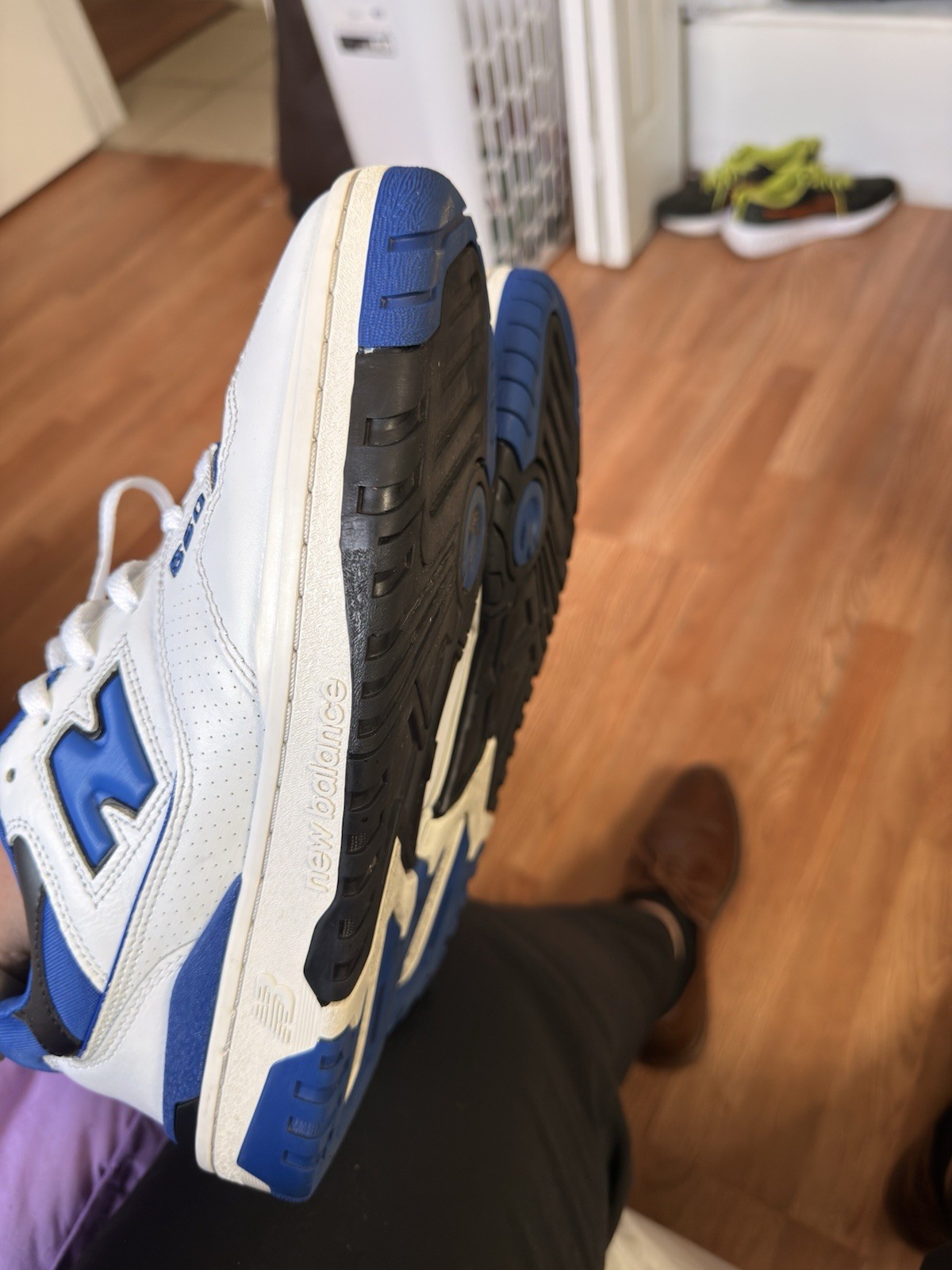 New Balance 550 Men’s Sneakers White/Team Royal Blue Size 11