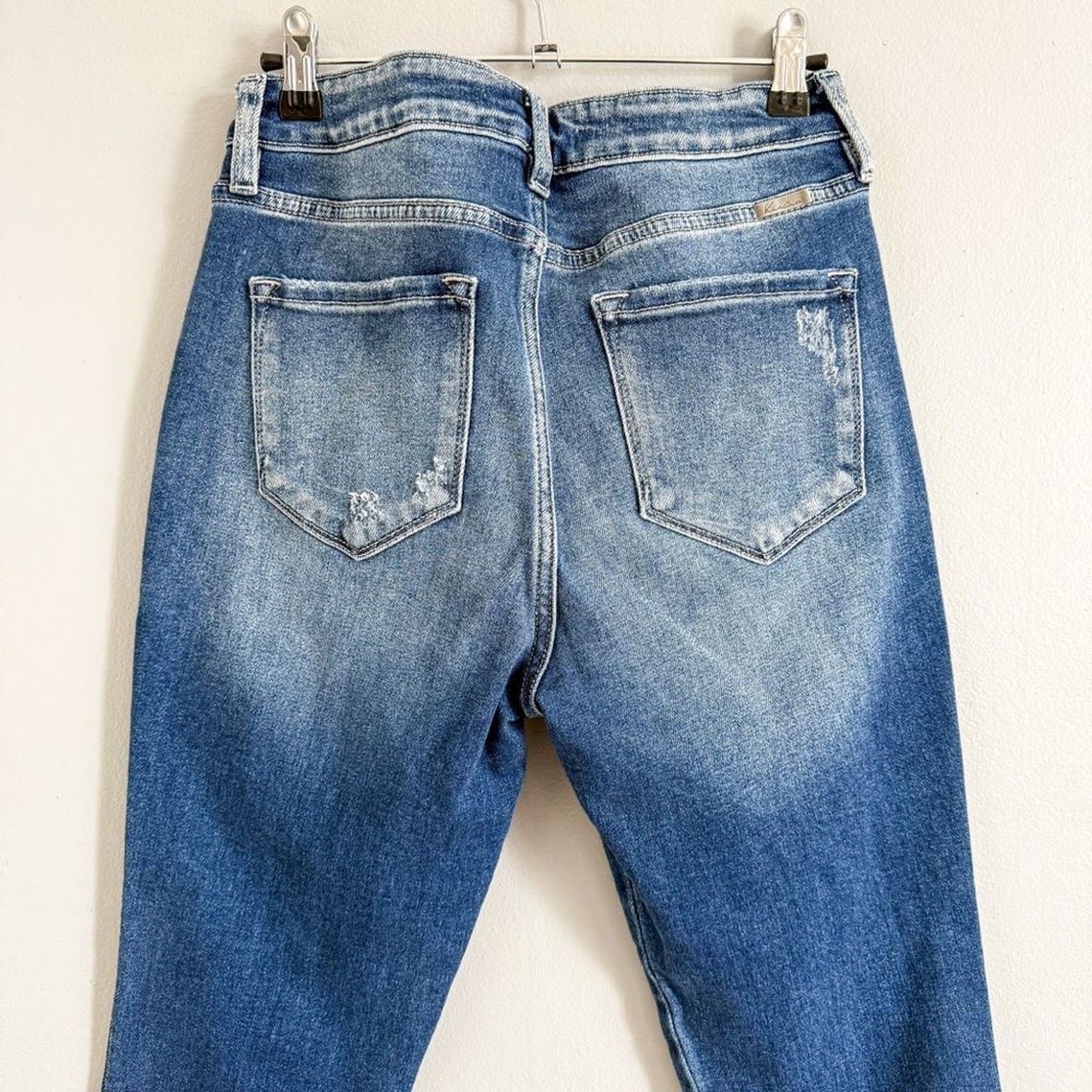 Kancan Medium Blue Distressed Soft Stretch Denim Size 11/29