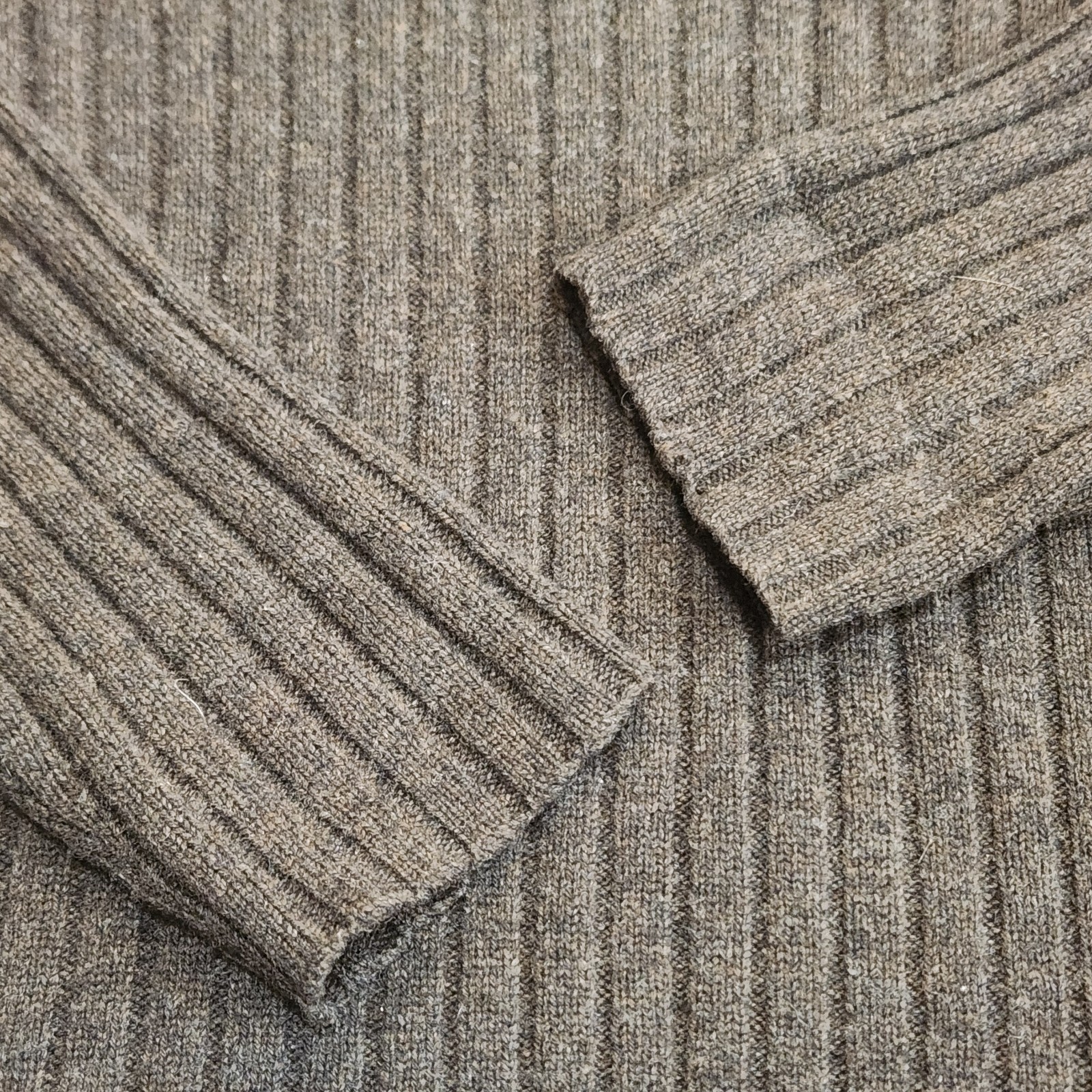 Vintage 90s Gap 100% Lambswool Knit Sweater Brown Men Sz XXL Quiet Luxury