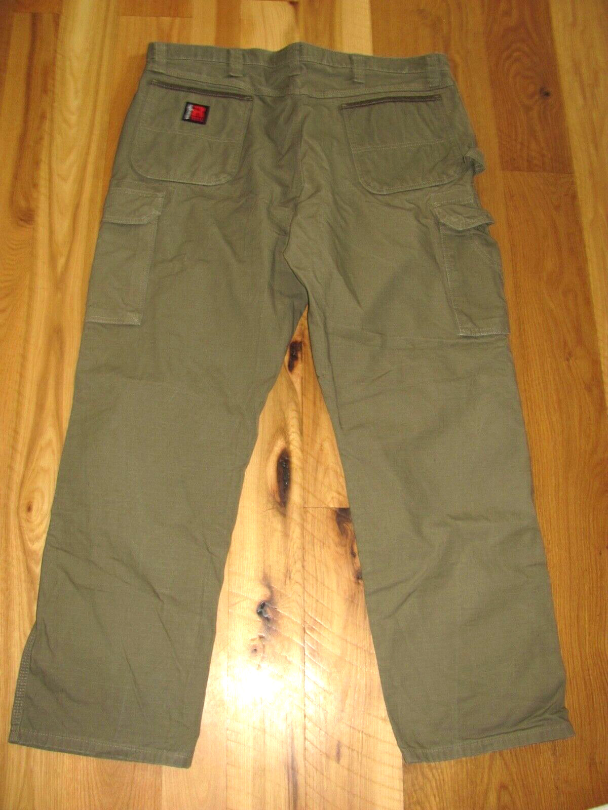 Wrangler Riggs Workwear Green Rip Stop Cargo Utility Pant Men’s 38 x 32 (TD6-Ju