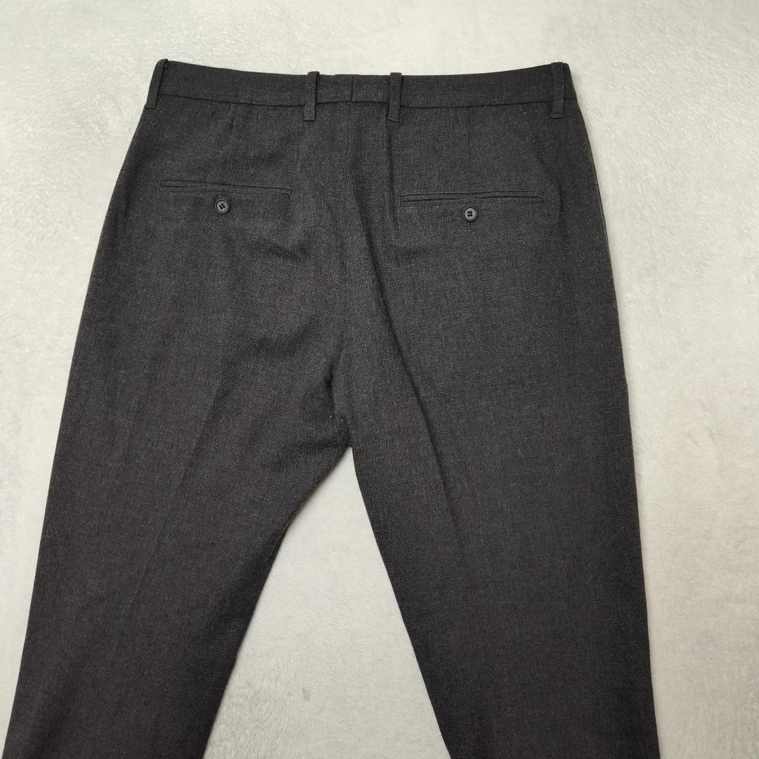 AllSaints Pants Mens 32×29 Gray Tweed Slim Lined Dress Button Fly Formal Slacks