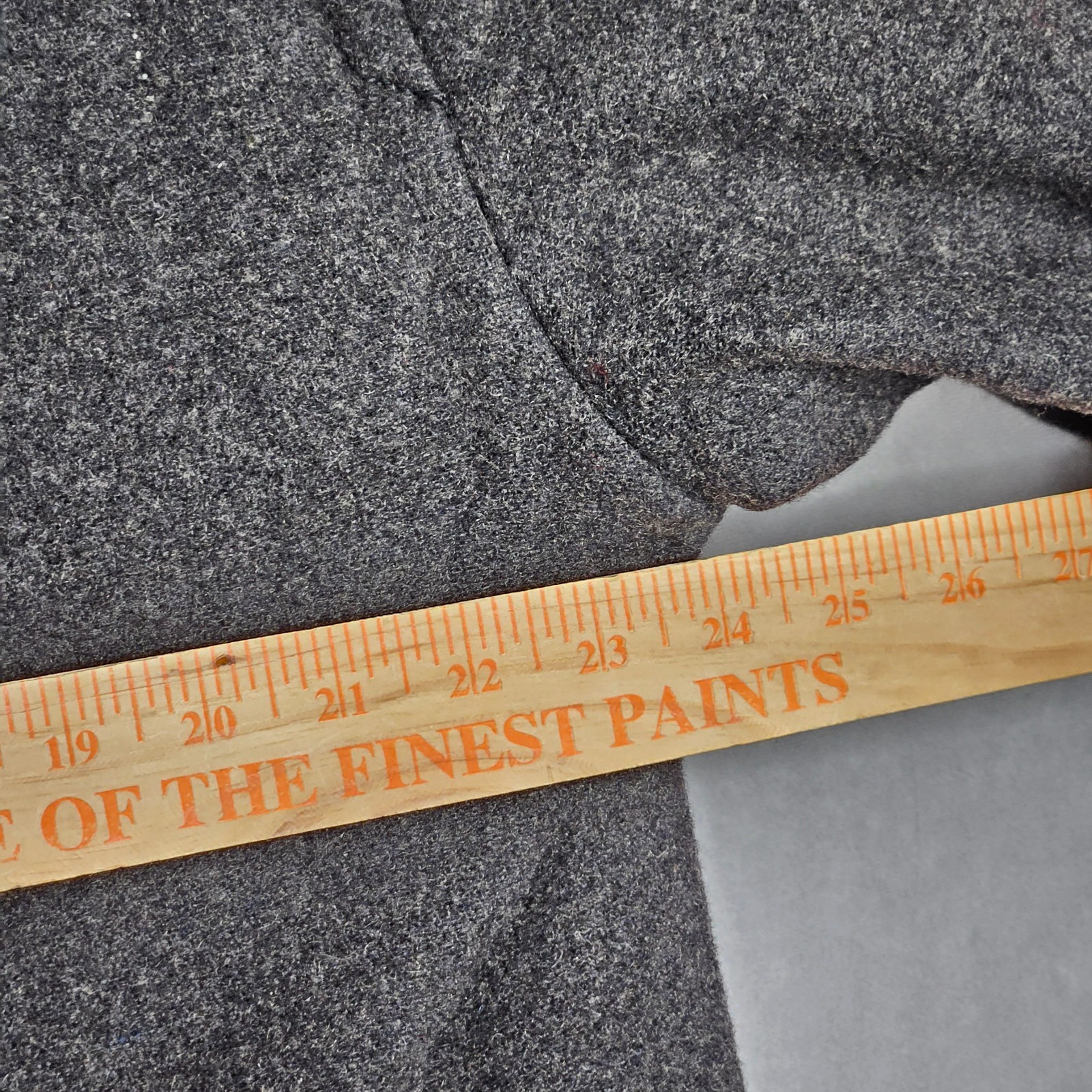 Gap Peacoat Mens XL Gray Wool Blend Button Up Pockets Single Vent Winter Classic