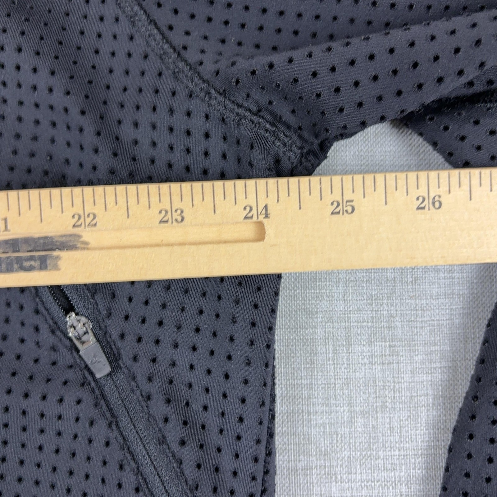 JoyLab Jacket Womens XL Black Mesh Full Zip Track Lightweight Pockets Athletic