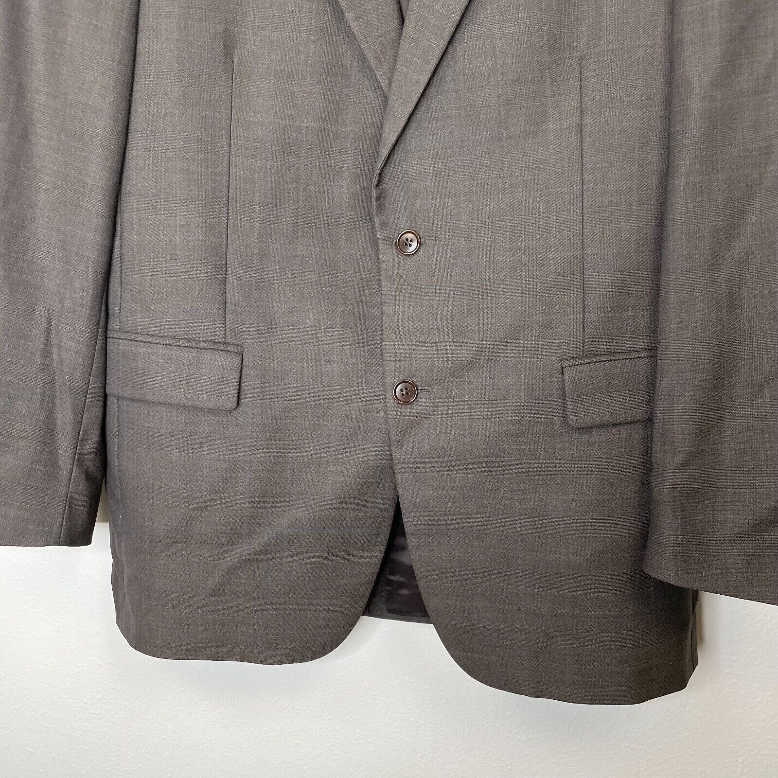 Brooks Brothers 1818 Madison Wool Suit Jacket Size 42L Estato Trabaldo Togna